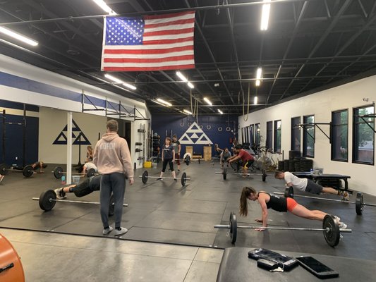 6am class working on "the cheif" ft. our remodeled facility!