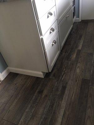 Luxury Vinyl Plank Tile.