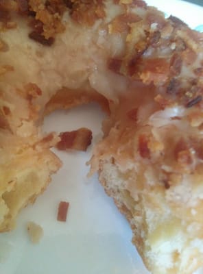 Maple-bacon donut