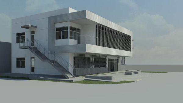 Camilo Garcia Construction - New Headquarters rendering.