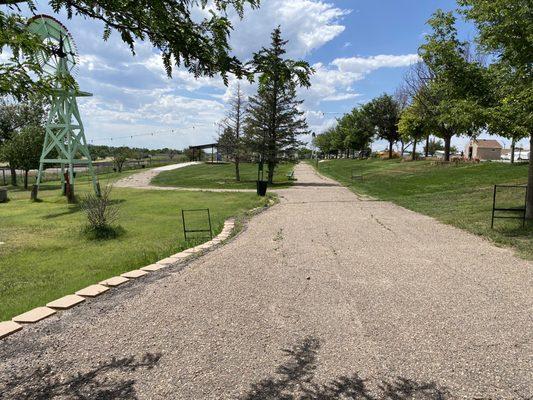 Picnic area and playground