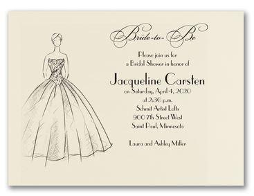 bridal shower invitation