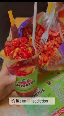 Mangonada and papas locas