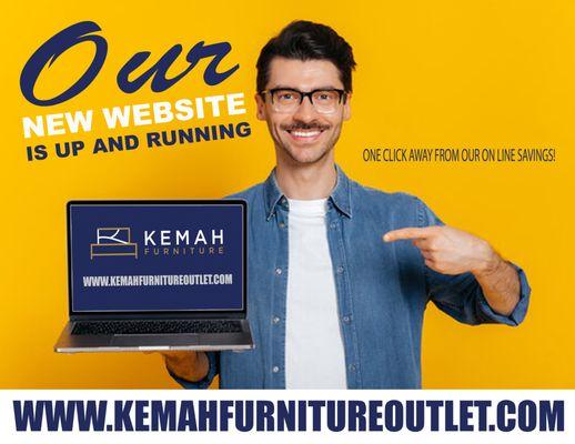 Check out our new website for amazing deals and tons of savings. www.kemahfurnitureoutlet.com