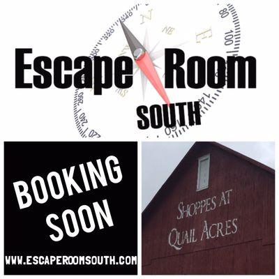 Located in The Shoppes at Quail Acres, moments from Meadows Casino. Access via I-79 or Rt 19. Visit: www.escaperoomsouth.com