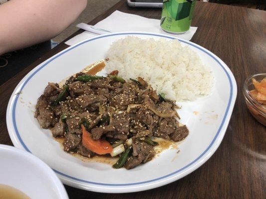 Beef bulgogi