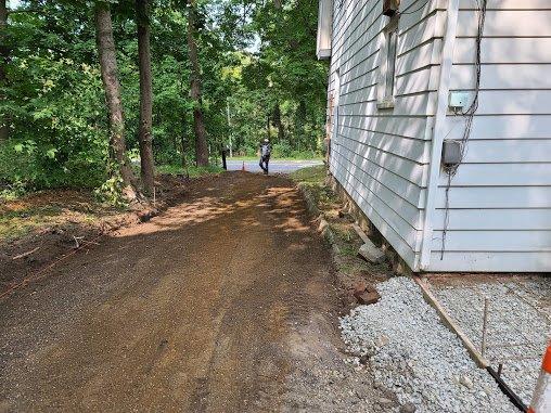 Blacktop driveway prep pt.1