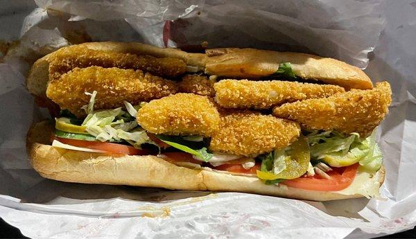 Hot hoagie - breaded chicken