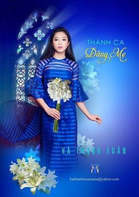 Ha Thanh Xuan in HYP ao dai by Calvin Hiep