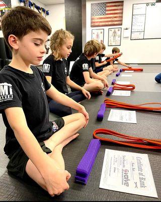 Success is a journey.  Kids Martials Arts Class Grandation