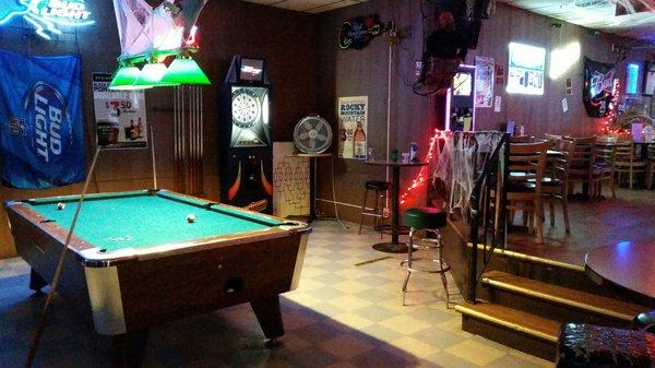 Billiards and darts.