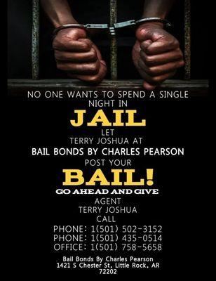 Bail Bonds by Charles Pearson Agent Terry Joshua