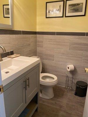 Bathroom tiles , floor vanity, lighting all fine by ReDy and Reluable