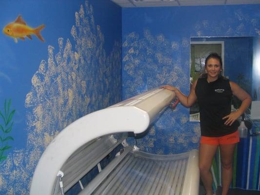 We have 24 Hour Access Tanning here at Valley Athletic Club