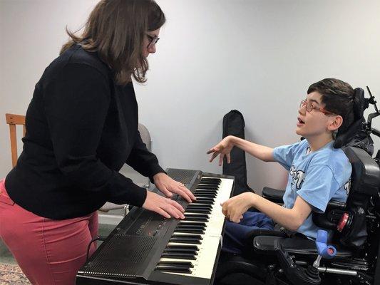 WSM MusicWorks! program is designed for students of all ages with special needs.