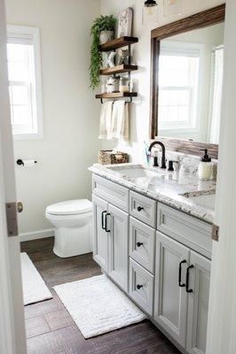 beautiful bathroom renovation