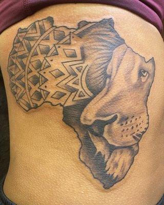 Lion Rib Tattoo!