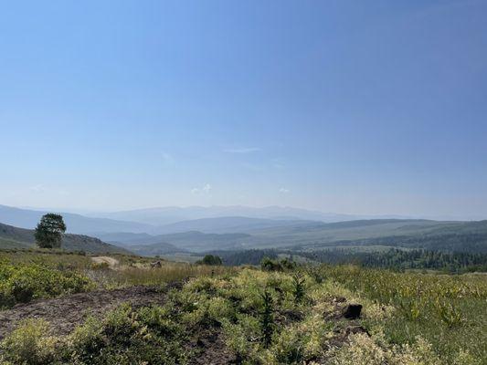 The goal of the ride.....through amazing landscapes.