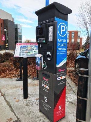 Parking Kiosk Wrap for WSU Spokane