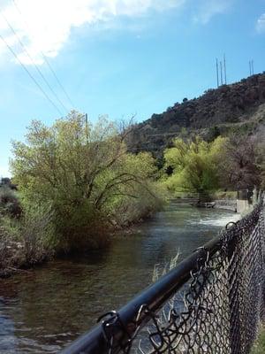 Logan River hydro-electric spillway