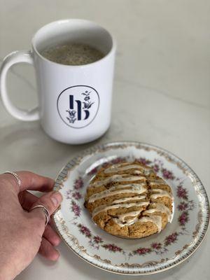 orange apricot scone