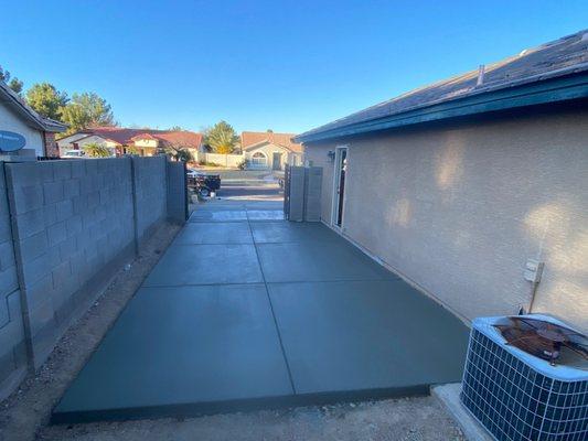 RV concrete pad