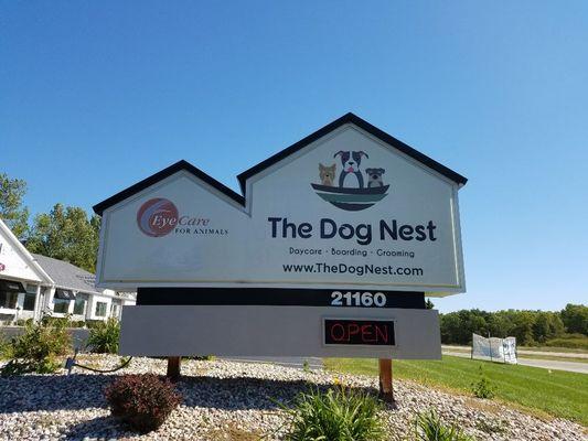 Our welcoming sign on Capitol Drive between Springdale and Barker roads