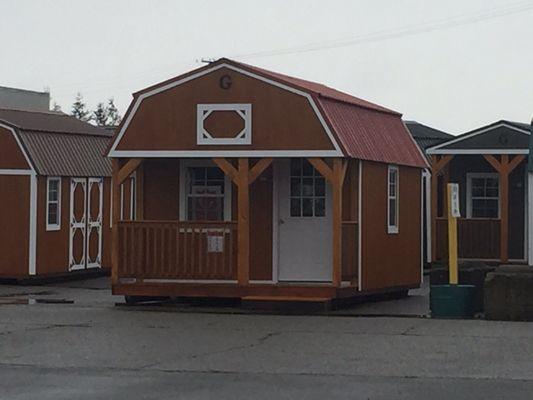 12x20 Lofted Barn Cabin AKA Kabin Fever Office