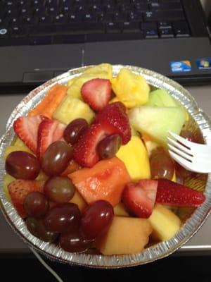 $5.50 large fruit salad