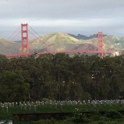 Looking Down to the Golden Gate