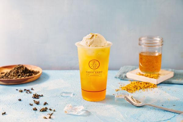 Honey Osmanthus Oolong Ice cream Tea