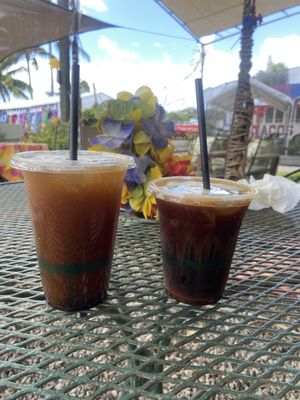 Li hing lemonade and Tahitian dream