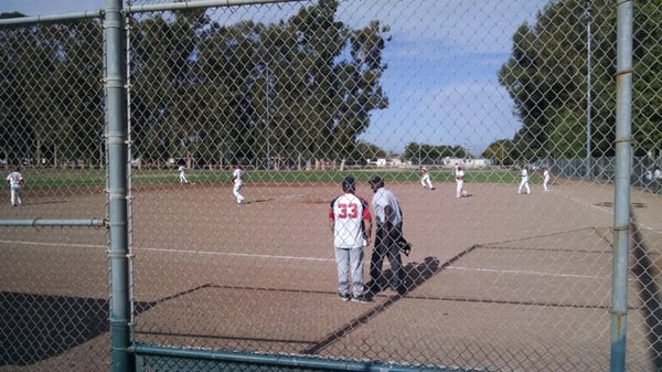 The baseball fields are great.