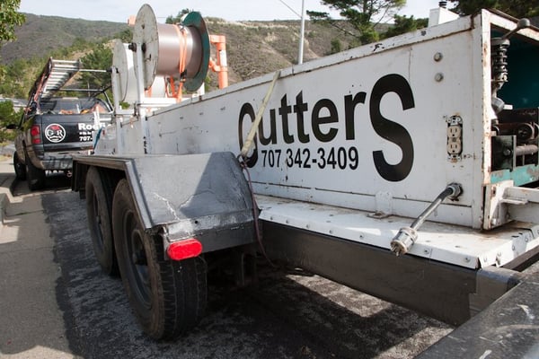 On site gutters made to your specific measurements.