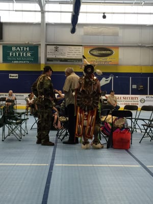 Powwow getting ready to start