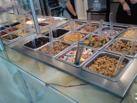 part of the toppings buffet