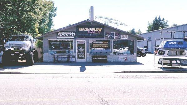 This is a picture of the storefront. It is small on the outside but we have over 4000 square feet of showroom in size and it goes way back