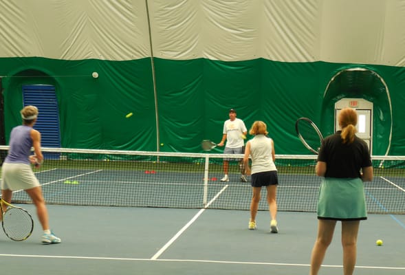 Tennis Clinic Action