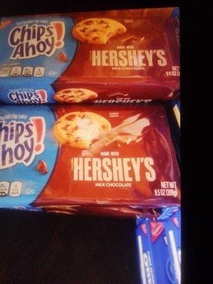 $2.50 each Hershey chips ahoy cookies