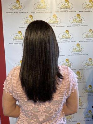 Keratin treatment