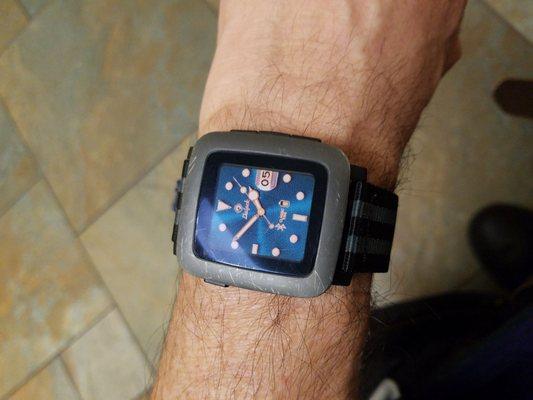 A early smart watch called rock, ughh pebble