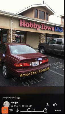 Amigo Taxi takes you where you want to go!