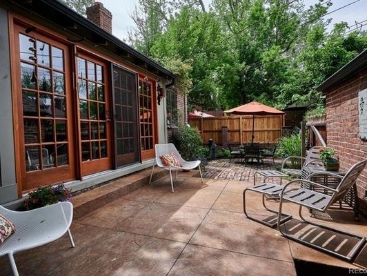 Pre landscape brick patio