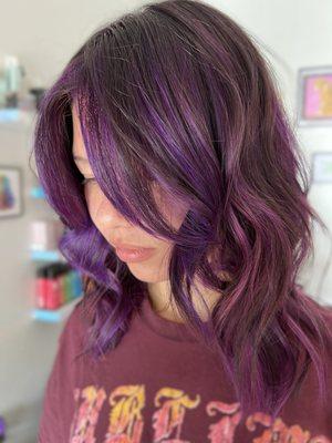 Purple Highlights