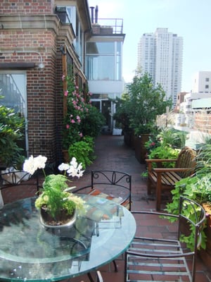 Upper East side roof top garden