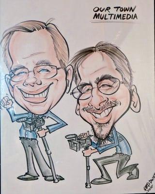 Here's Mark & Robert hamming it up!