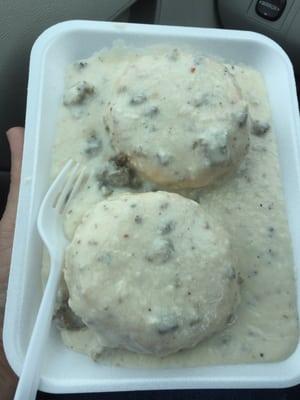 Great biscuits and gravy!