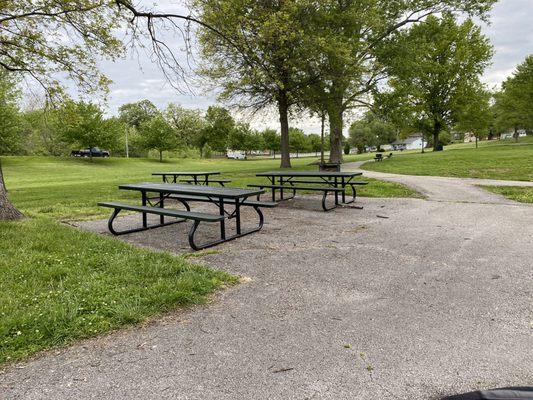 Picnic tables