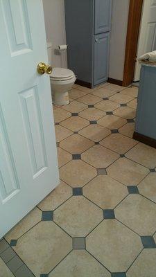 Custom tile job