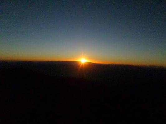 Sunrise from .5 miles of Telescope Peak trail